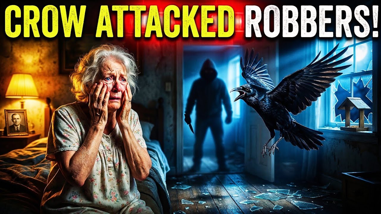 She Fed A Hungry Crow Daily — Bird Attacked Robbers Saving Her