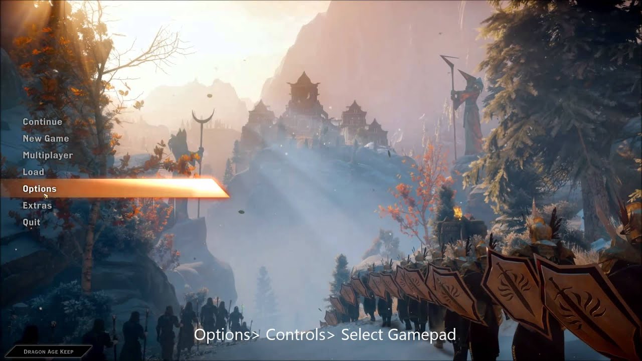 Dragon Age Inquisition PC - Controller - Stuck “Press Start Button” Screen - YouTube