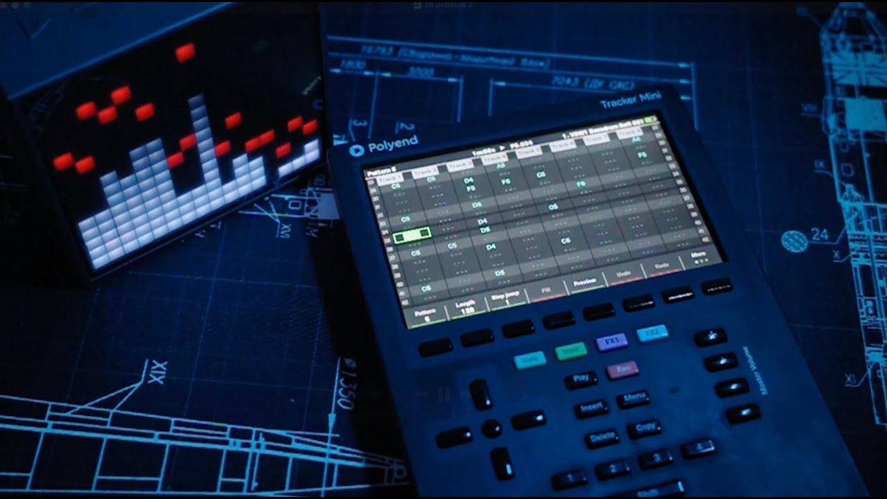 First Synthwave Track on Polyend Tracker Mini