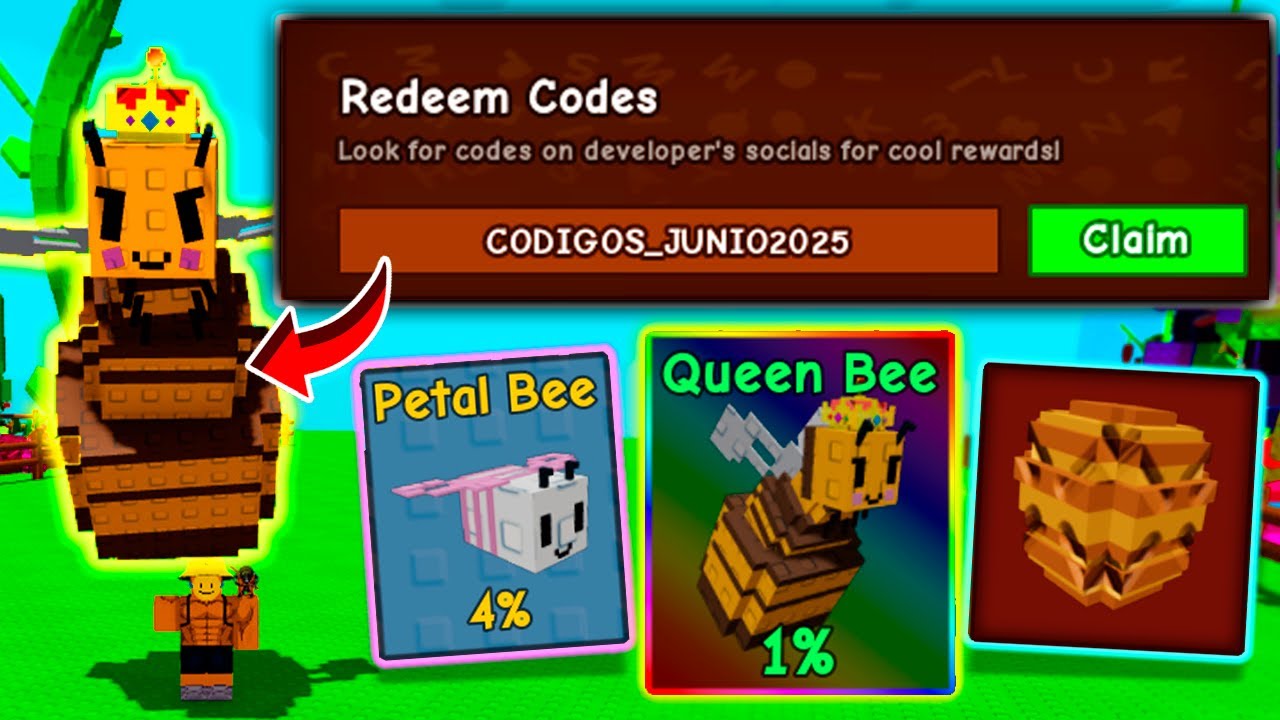 TODOS LOS CODIGOS ACTIVOS de GROW A GARDEN 🐝 *JUNIO 2025* - YouTube