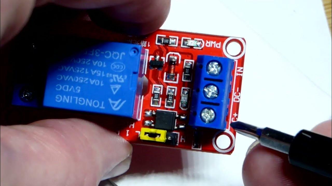 5 volt relay module switched by either high or low input signal how to ...
