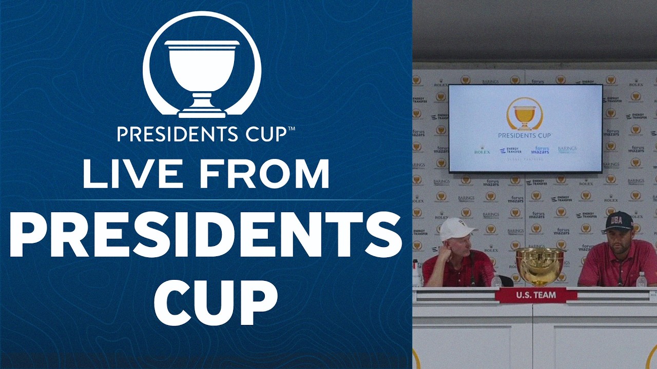 U.S. Presidents Cup Team Reacts to Win | FULL PRESSER | Golf Channel