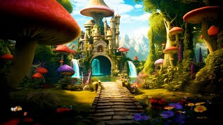Fairy Cottage In The Mushroom Forest 🌈 Magical Music Help You Fall into Sleep Faster, Relax the Soul