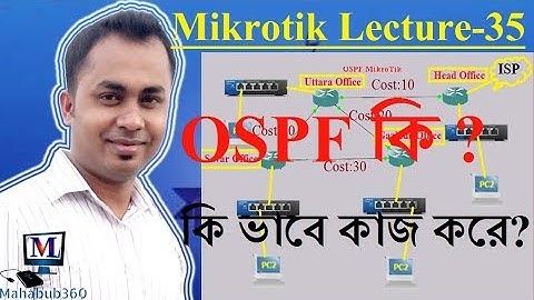 Mikrotik Lecture 35: PART-1 OSPF (Open Shortest Path First) theory for MIkrotik