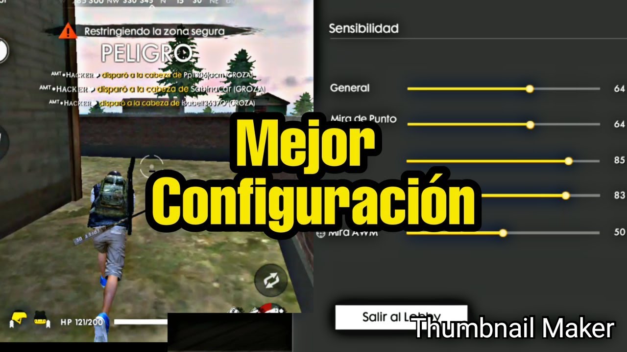 CON ESTA CONFIGURACIÃN TE DIRAN HACKER #freefire by ANDROID FIRE - 