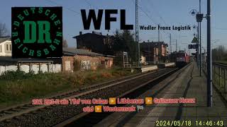 WFL 232 283-2 als Triebfahrzeugfahrt in Lübbenau/Spreewald