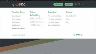 Fair Value Calculator - Premium Stock Tool - Full Guide screenshot 2