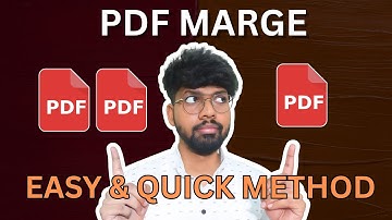 How to Merge PDF Files Easily | Best PDF Merge Tutorial | Combine Multiple PDF into One
