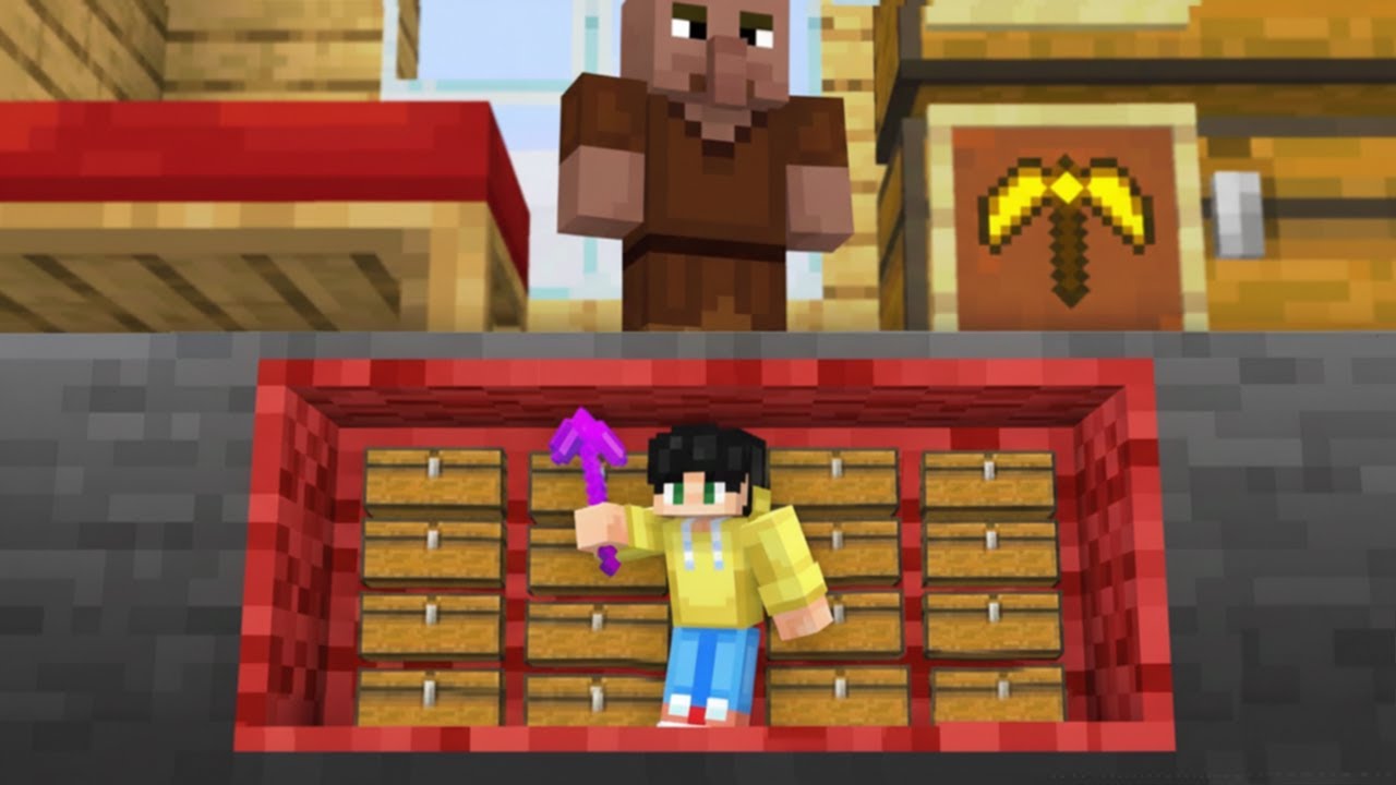 I Built a TINY Secret Base in Minecraft