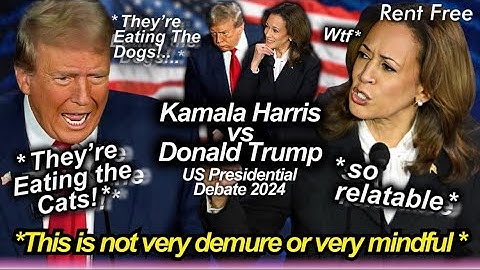donald trump and kamala harris debate was so UNHINGED 😂🫠 biggest fails, lies & funniest highlights