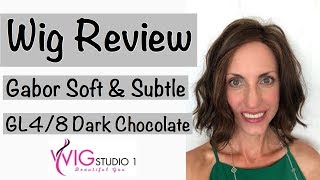 Gabor SOFT AND SUBTLE Wig Review | GL4/8 Dark Chocolate | BRUNETTE WIG PLACE screenshot 4