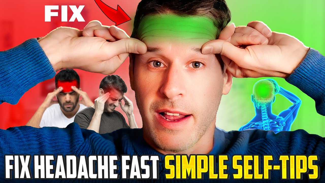 Fix your headache yourself with these simple tips - YouTube