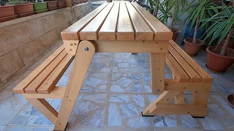 How to build a Folding Picnic Table