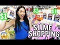 SLIME SUPPLIES SHOPPING AT THE DOLLAR STORE!! (i bought everything and spent $240)