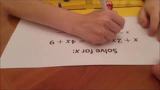 Hands-On Equations Lesson 4