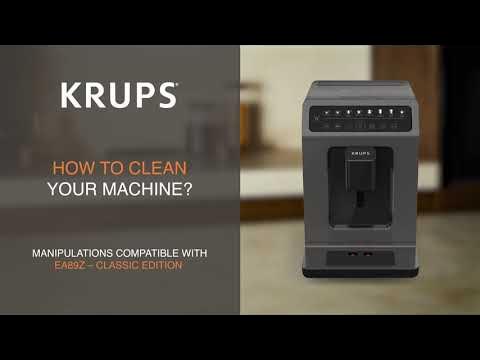 How To Clean a KRUPS Coffee Machine With KRUPS Cleaning Tablets? Step by  Step Video 