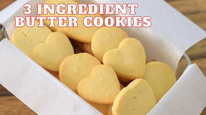 3-Ingredient Butter Cookies Recipe