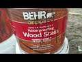 After - Staining Fence with Behr Deck Plus Semi Transparent Waterproofing Woodstain After - Staining Fence with Behr Deck Plus Semi Transparent Waterproofing Woodstain