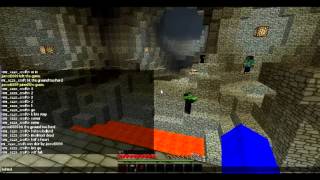 Minecraft chasmal caverns lets play Azza&Alex 1