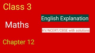 #Study time Class 3|Maths|Chapter 12/Can we share/Fully solved from book - English Explanation