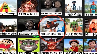 SPIDER FIGHTER 3 MODE 😱 INDIAN BIKE DRIVING 3D GAME MEIN 🤯💥