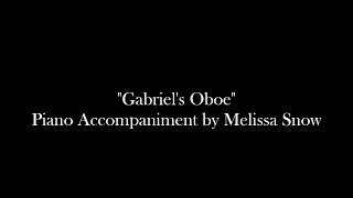 Gabriel&#39;s Oboe - Piano Accompaniment