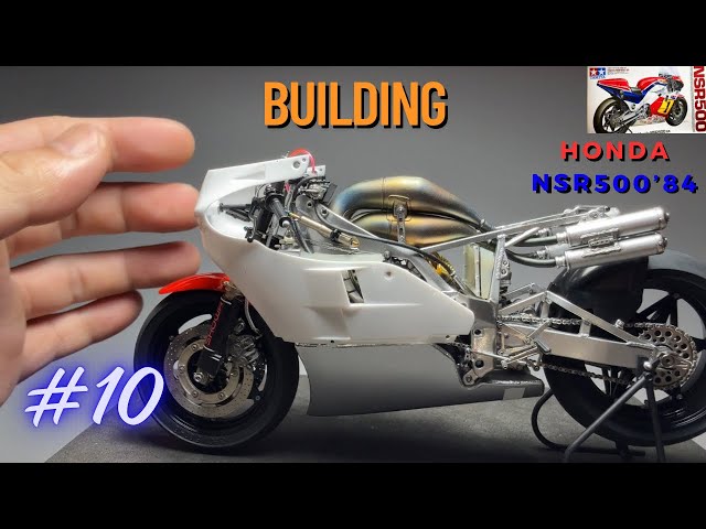 BUILDING #10 TAMIYA 1/12 HONDA NSR500 ' 84 Scale model｜4k - YouTube