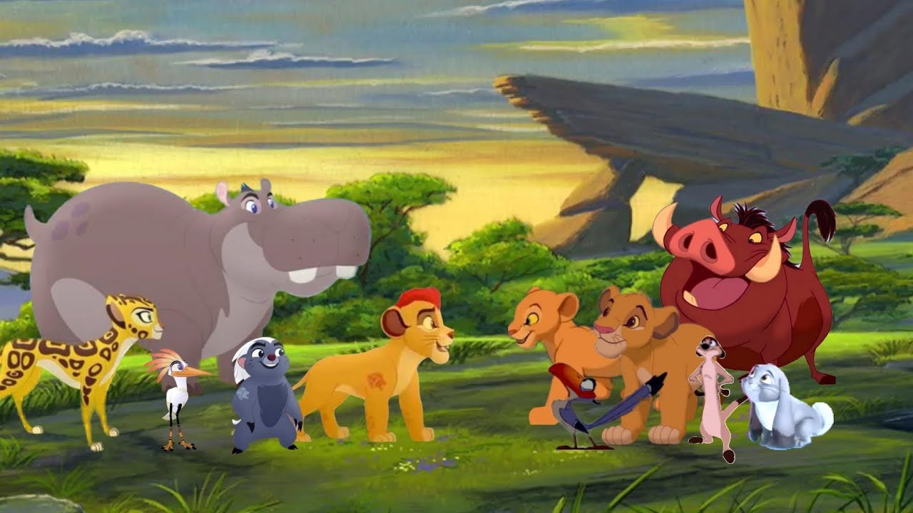 if simba and his friends and the lion guard we're related. - YouTube