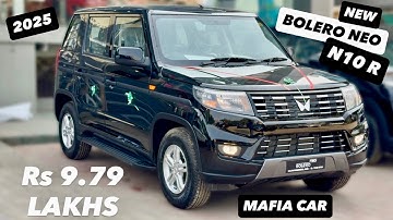 2025 NEW BOLERO NEO N10-R 😍Rs9.79 LAKHS❤️NEW BOLERO NEO FACELIFT N10 | BOLERO NEO N10 BLACK COLOR