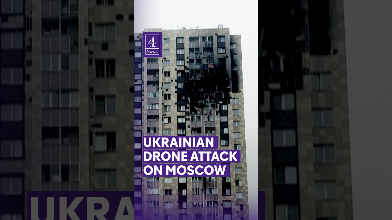 Ukrainian drone attack on Moscow #Ukraine #Russia