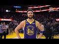 Klay Thompson talks after Golden State Warriors beat Atlanta Hawks 143-141