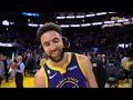 Klay Thompson talks after Golden State Warriors beat Atlanta Hawks 143-141