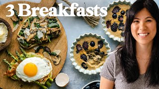 3 BREAKFAST Ideas to Start Your Day!