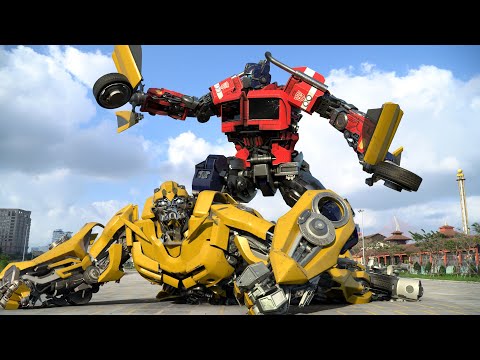 Optimus vs Bumblebee | Epic Transformers Fight