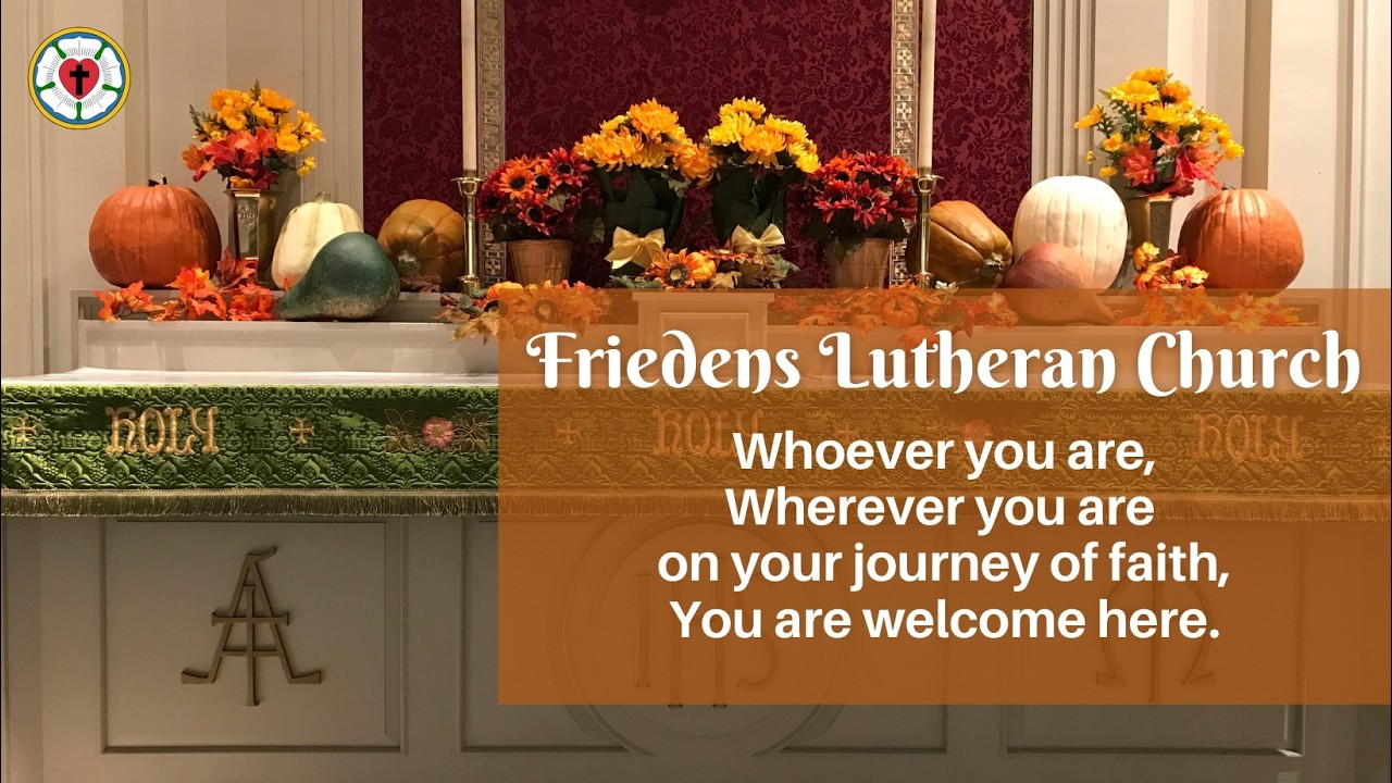 September 27, 2026 -  Friedens Lutheran Church, Myerstown, PA live stream