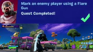 Mark an Enemy Player Using a Flare Gun - Fortnite