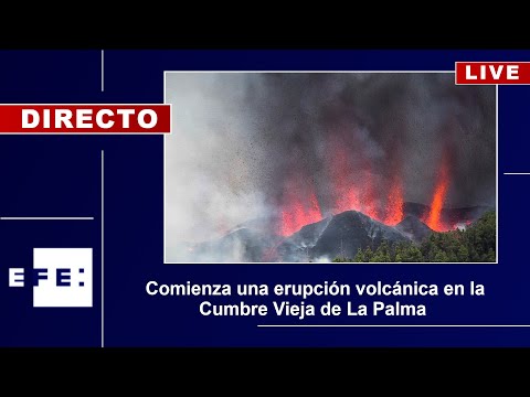 ?? Comienza una erupcin volcnica en la Cumbre Vieja de La Palma