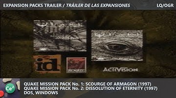 Quake Mission Packs No. 1 & 2 | DOS/PC | 1997 | Video Game Expansion Packs Trailer | LQ/OGR