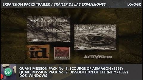 Quake Mission Packs No. 1 & 2 (DOS/PC) (1997) Video Game Expansion Packs Trailer