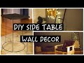 【100均DIY】Daiso100均DIY簡単サイドテーブル/DIY SIDE TABLE/WALL DECOR