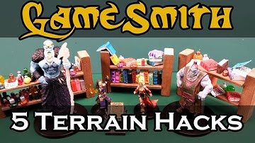 5 Scatter Terrain Hacks for your Tabletop Game (2019) GameSmith S01E019