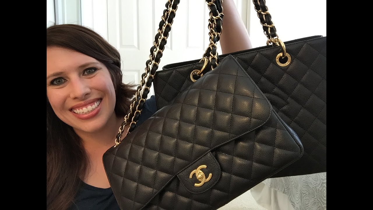 Chanel GST // Chanel Jumbo Double Flap Handbag Comparison