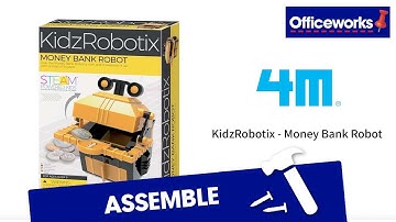 4M KidzRobotix Money Bank Robot Assembly