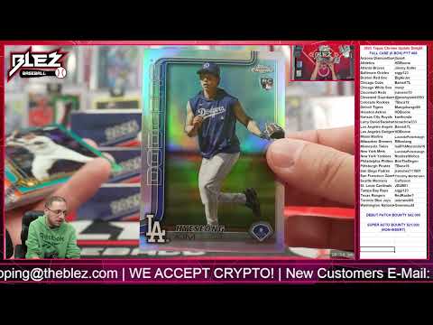 2025 Topps Chrome Update Delight FULL CASE BREAK Pick Your Team #88