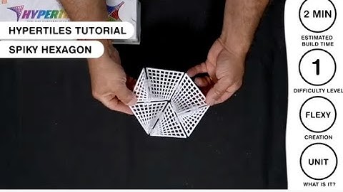 HyperTiles Guided Tutorial - How To Make The Spiky Hexagon Level 1