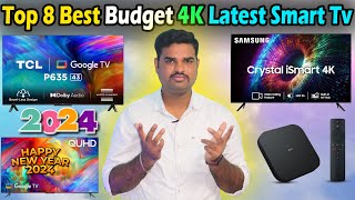 ✅ Top 8 Best Smart Tv In India 2024 With Price |Budget 4K Smart Tv Review & Comparison