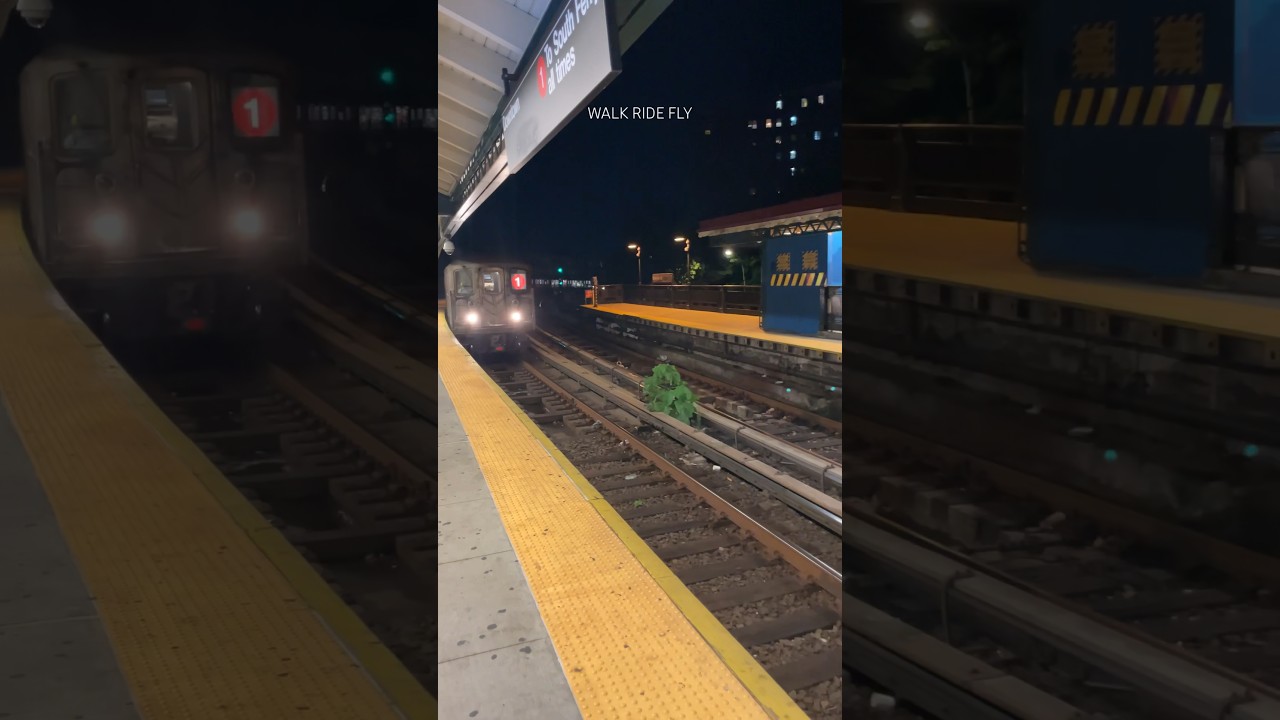🚊NYC Subway 1 Train at Dykmen Street Station🗽