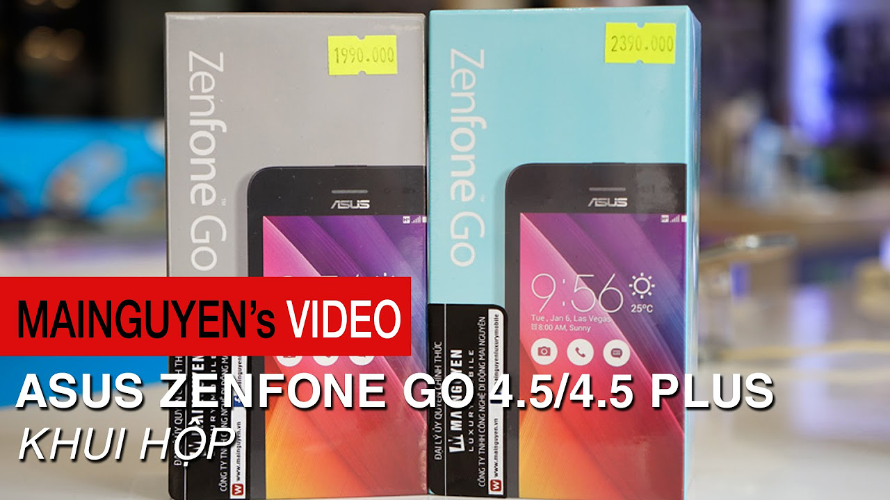 asus zenfone 4.5  Update 2022  Khui hộp ASUS Zenfone Go 4.5/4.5 Plus: Smartphone giá rẻ, màu sắc hiện đại
