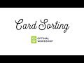 Card Sorting con Optimal Workshop