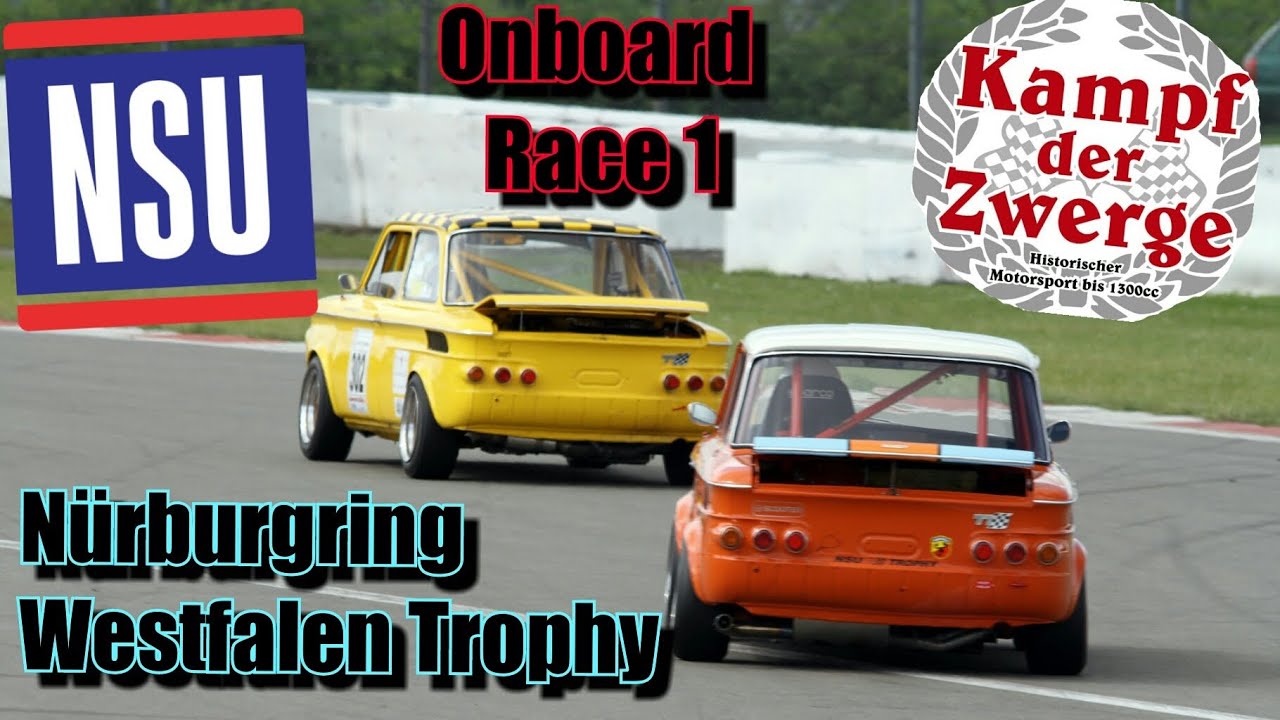 NSU TT Onboard | Kampf der Zwerge Westfalen Trophy 2013 Rennen 1